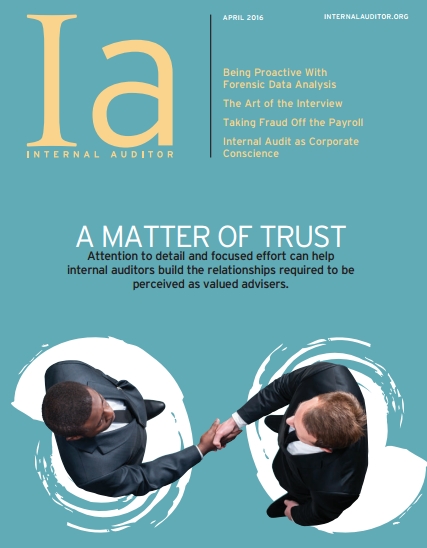 Internal Auditor Magazine – Edisi April 2016