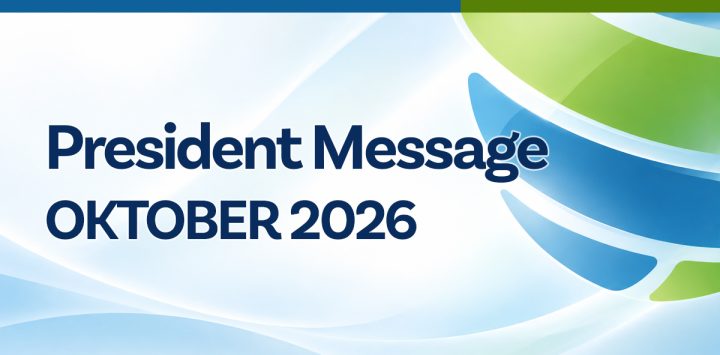 President Message – Oktober 2026