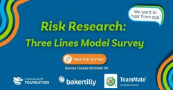 Share Your Voice –Risk Research: Three Lines Model Survey