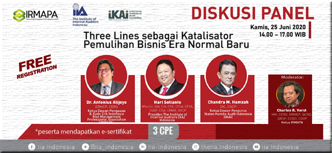 Diskusi Panel IRMAPA – IIA Indonesia –  IKAI – 25 Juni 2020