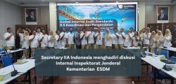 Secretary IIA Indonesia menghadiri diskusi Internal Irjen ESDM