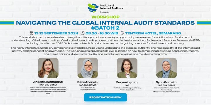 [WORKSHOP] Navigating The Global Internal Audit Standards | 12-13 Sep 2024