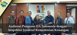 Audiensi Pengurus IIA Indonesia dengan Inspektur Jenderal Kementerian Keuangan